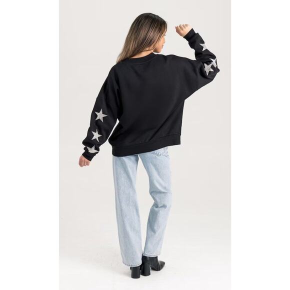 Women’s Game day Victory Black Wisconsin Badgers Rhinestone Sweatshirt Medium - Picture 4 of 16